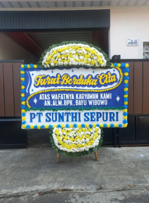 Papan Bunga Duka di Bangsri